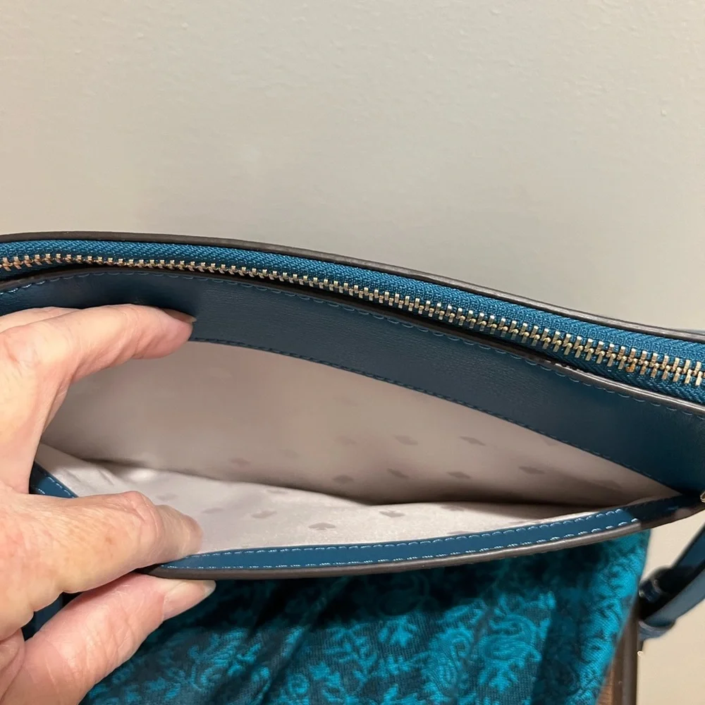 Kate Spade Peacock Crossbody Bag with Gold Hardware - Picture 2 of 10